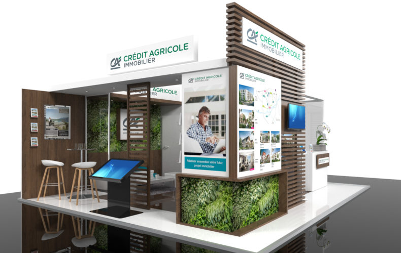 Stand Créa Expo Crédit Agricole Immobilier