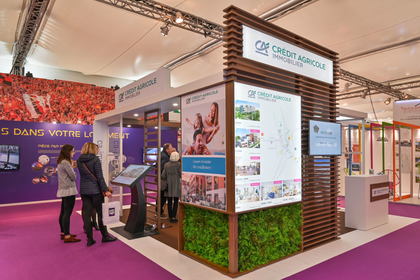 Stand Créa Expo Crédit Agricole Immobilier