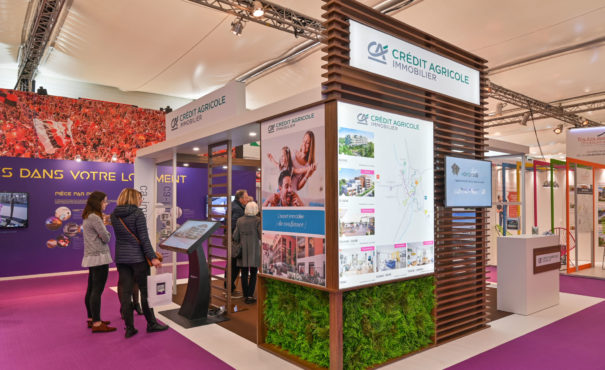 Stand Créa Expo Crédit Agricole Immobilier